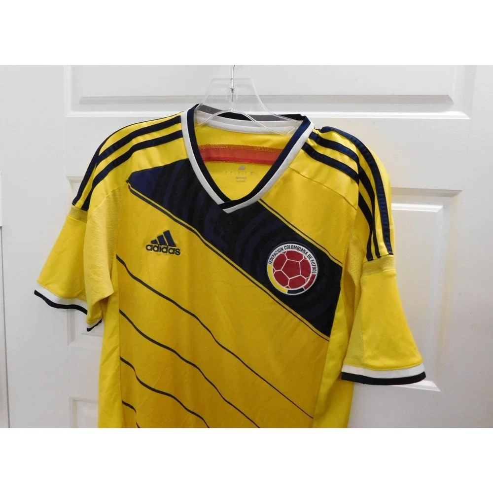 Adidas Soccer Columbia Yellow Jersey Men's sz S